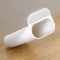 Adhesive mini storage tube for desk office white plastic pen holder desk organizer - Long White