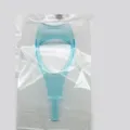 Blue plastic eyelash guard mascara shield makeup tool for easy eye makeup application. - Bagged Eyelash Card(0033) / Blue