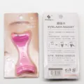 Eyelash assist tool eyeliner card makeup helper pink plastic design for beginners daily use - Carded Eyeliner Guard(0030) / Pink