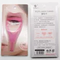 Plastic eyelash card makeup tool portable eye makeup assistant tool pink design easy use - Carded Eyelash Card(0033) / Pink