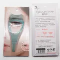 Eyelash card makeup tool multi-functional comb guide guard helper for easy mascara application. - Carded Eyelash Card(0033) / Blue