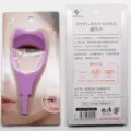 Plastic eyelash card tool with comb, 3-in-1 makeup assistant for effortless mascara application. - Carded Eyelash Card(0033) / Purple