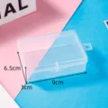 Clear plastic storage box rectangular small parts organizer jewelry storage container 9x6.5cm - 9*6.5*3cm