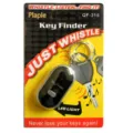 Whistle key finder smart voice control anti lost device with LED light keyring for daily use - Card Pack / Black