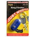 Smart electronic key finder with LED light, acoustic whistle sensor and keychain design. - Card Pack / Blue