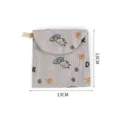 Lindo bolso de almacenamiento de lino para toallas sanitarias bolsa de tela portátil linda - Pato Ocio