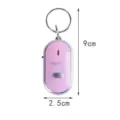 Roze elektronische sleutelzoeker met LED-licht en sleutelhanger voor verloren voorwerpen. - OPP Zak / Roze