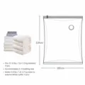 Bolsa de almacenamiento al vacio extra grande para edredones gruesos 100x110cm funda transparente. - Transparente 100*110 cm