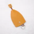 Estuche Llave Coche Piel PU Llavero Extensible Funda Protectora Universal Color Naranja - Estuches para llaves - amarillo