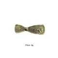 Gold rhinestone bow hair clip for women, stylish side hairpin and bang clip for elegant look. - Gold Rhinestone Bowknot Style (1101-11)