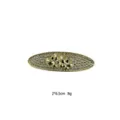 Exquisite gold rhinestone hair clip, elegant crystal butterfly design barrette for use. - Gold Full Rhinestone 3D Butterfly Style (1101-25)