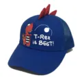 Kinder Cartoon Dinosaurier Mesh Baseballcap, atmungsaktiver Sonnenschutzhut für Jungen. - Einheitsgröße / Mesh Mütze Kleiner Dinosaurier / Blau