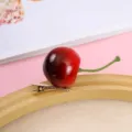 Süße 3D Kirsche Entenschnabel Haarklammer süße Frucht Haarnadel Haaraccessoires für Damen - Kirsche