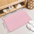 Rosa Memory Schaum Badematte rutschfeste saugfähige Fussmatte gestreift 60x40cm - 50*80cm / Geprägte rosafarbene Streifen