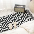 Nordisch böhmischer Baumwolle Leinen Jacquard gewebter Teppich mit Fransen fürs Schlafzimmer. - 60*90cm / Gilliam