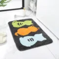 Linda alfombra de baño de gato, felpa absorbente para suelo, felpudo antideslizante. - 40*60cm / Tres Gatitos