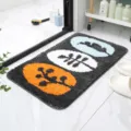 Alfombra de bano mullida antideslizante absorbente lindo felpudo para entrada del hogar - Jardín Botánico