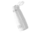 Compact white mini capsule folding umbrella designed for daily sun protection and travel. - Without Capsule Case / Round 6-Rib Sun Umbrella, Off-White (Semi-Shading)