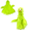 Funny porch goose costume bright green fuzzy monster outfit for lawn garden yard decor main - Suitable for 23 Inches / Green