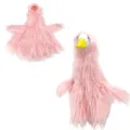 Pink fuzzy goose costume for lawn garden yard goose statue outfit apparel decoration - Suitable for 23 Inches / Pink