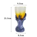 Resin Drachenklaue Kelch Weinglas mit Glasbecher und gotischem Design fuer Party und Bar - GN-9226