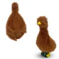 Set costume oca mucca delle Highland peluche veranda ornamento marrone per statua 23 pollici - Adatto per Oca da 23 Pollici / Set di Travestimento da Mucca del Sottopiano / Marrone
