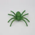 Groene Glitter Plastic Spin Halloween Feest Decoratie Speezeug Accessoire Optie - 7cm*7cm / Groen en Roze