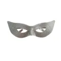 Silberne Maskenball Maske Party Brille, glitzernde Pailletten Halbgesicht Maske für Events. - Silber