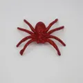 Rode glitter spin speelgoed, plastic Halloween griezelige feest decoratie rekwisiet. - 7cm*7cm / Rood Roze