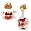 Traje de ganso de porche de Accion de Gracias 23 pulgadas sombrero pavo vestido calabaza - Adecuado para 23 pulgadas / Disfraz de Pavo Calabaza