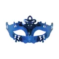 Blauw venetiaans masker gegalvaniseerd half gezicht Halloween feest kostuum optreden prop - Blauw