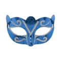 Blaue Venezianische Maske Glitzer Halbgesicht Halloween Party Kostüm Requisite Blau Variante - Schmetterlingsstil / Blau