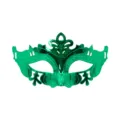 Groene metallic masquerade masker Venetiaans Halloween feest kostuum half gezicht rekwisiet - Groen