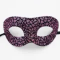 Glitzernde Halbgesicht Maskerade Maske für Halloween Party Karneval Ball Kostüm Zubehör. - Zorro Maske Fragmentiertes Muster Stil / Lila