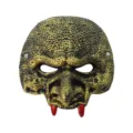Gold goblin half face mask carnival party costume prop masquerade cosplay mask item - Gold