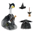 Halloween witch goose costume set 23 inch porch goose dress hat broom holiday decor outfit - The Witch Style / Fit 23 Inch