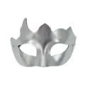 Zilveren PVC Masquerade Masker Feest Kostuum Accessoire Halloween Mode Verkleed - Zilver