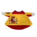 Spanische Flagge Trikot für Gänse Figur, WM Thema Outdoor Rasen Dekoration Kleidung. - Einheitsgröße / Spanien-Stil