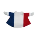 Französische Flagge Gans Trikot, Outdoor Rasen Hof Veranda Gans Outfit für WM Dekoration. - Einheitsgröße / Frankreich-Stil