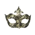 Halloween mascarade or noir dentelle masque sexy fête costume bal œil masque accessoire - Or