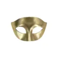Goldene venezianische Maske, glänzende PVC Party Augenmaske für Karneval und Maskerade Partys. - Gold
