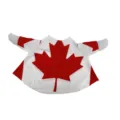 Kanadische Flagge Ahornblatt Gans Trikot Outfit Rasen Hof Veranda Gans Dekoration Kleidung - Einheitsgröße / Kanada