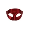 Rote PVC Maske Venezianische Maskerade Party Augenmaske für sexy Kostüm Party Accessoire - Rot