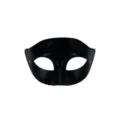 Schwarze PVC Maske Maskerade Augenmaske sexy Party Maske für Damen Kostüm Verkleidung - Schwarz