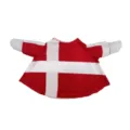 Dänemark Flagge Rasengans Outfit süße Veranda Gans Kleidung Trikot für Outdoor Garten Dekoration - Einheitsgröße / Dänemark Wikingerschiff