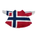 Norwegische Flagge Gans Outfit fuer Rasen Garten Gans Statue Outdoor Dekoration Trikot - Einheitsgröße / Norwegen