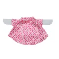 Cute pink bunny and strawberry print pet dress for ducks, breathable summer pet apparel and clothing. - Pink Rabbit Strawberry
