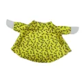 Pet duck goose clothing yellow black bow print cute costume breathable summer outfit - Black Bow