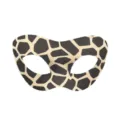 Halloween Tierdruck Halbgesicht Maskerade Party Maske Cosplay Kostüm Augenmaske Neu - Zorro-Stil Giraffenmuster