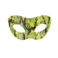 Halloween Schlangenmuster Maskerade Halbgesicht Maske geheimnisvolle Party Augenmaske Dekor - Zorro - Gelb Grün Schwarz Schlangenmuster-Imitat